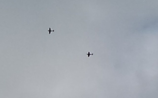 Spitfire and Hurricane