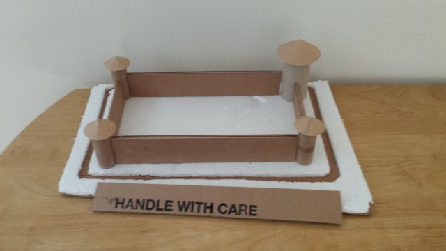 Moat and castle foundations dug