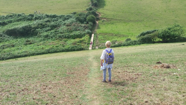 We sent the kids ahead to check for Trolls under the bridge.
